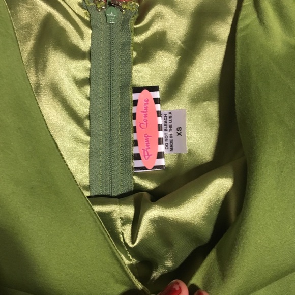 Havana Nights Dress Olive Pinup Girl Clothing - Picture 5 of 5